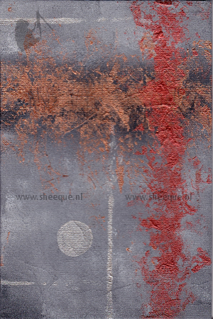 kunst kaart abstract metallic